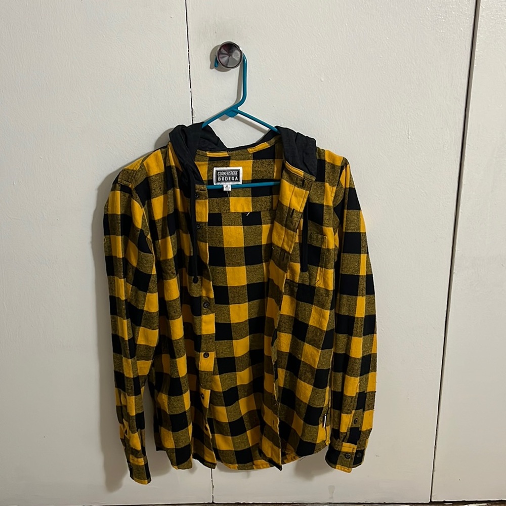 flannel with hood